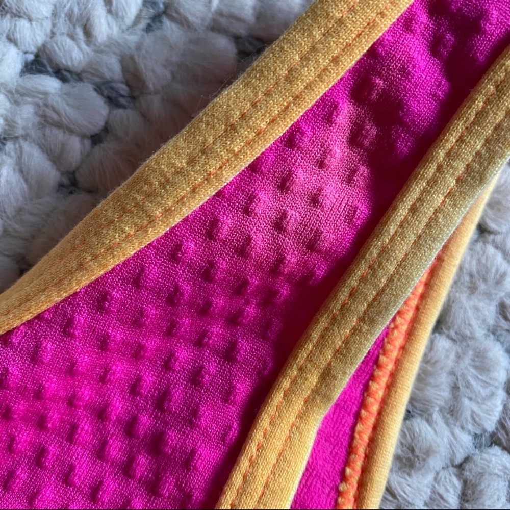 OshKosh B’Gosh Swimsuit 6x girls one piece neon pink FABRIC - Picture 6 of 9